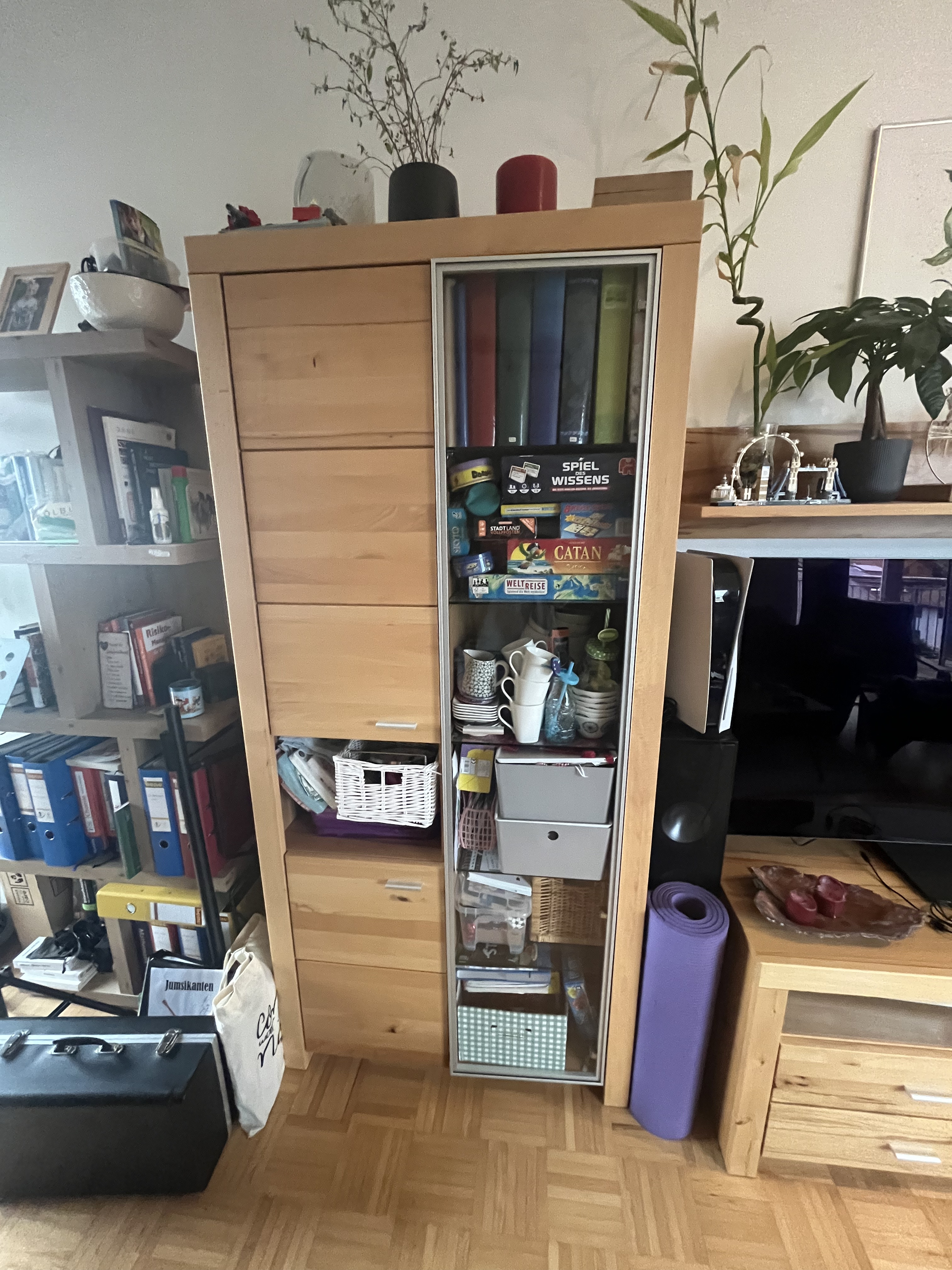 Wohnzimmerschrank vorher